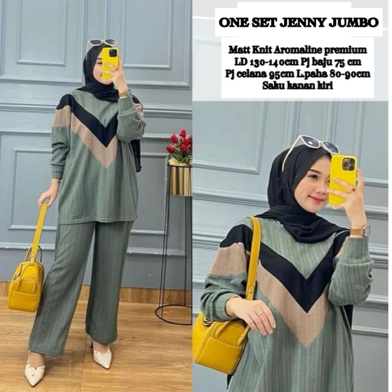 ONE SET JENNIE JUMBO MUAT BB 50-120kg / ONE SET JUMBO KNIT / ONE SET JUMBO LD 130-140 / SETELAN JUMB