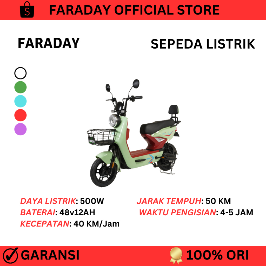 sepeda Listrik FARADAY FF-12