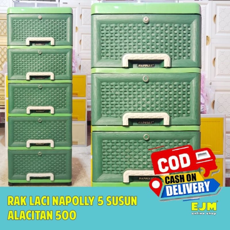 RAK LACI NAPOLLY 5 SUSUN ALACITAN 500