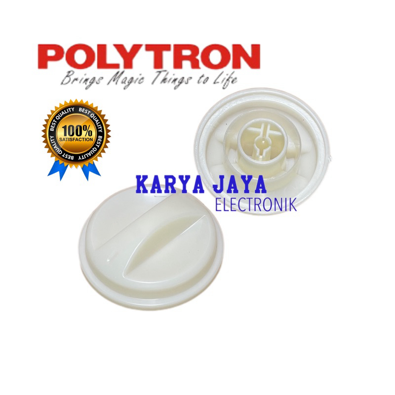 KNOP MESIN CUCI POLYTRON OVAL | KNOP POLYTRON | PUTARAN TIMER MESIN CUCI POLYTRON | TOMBOL MESIN CUC