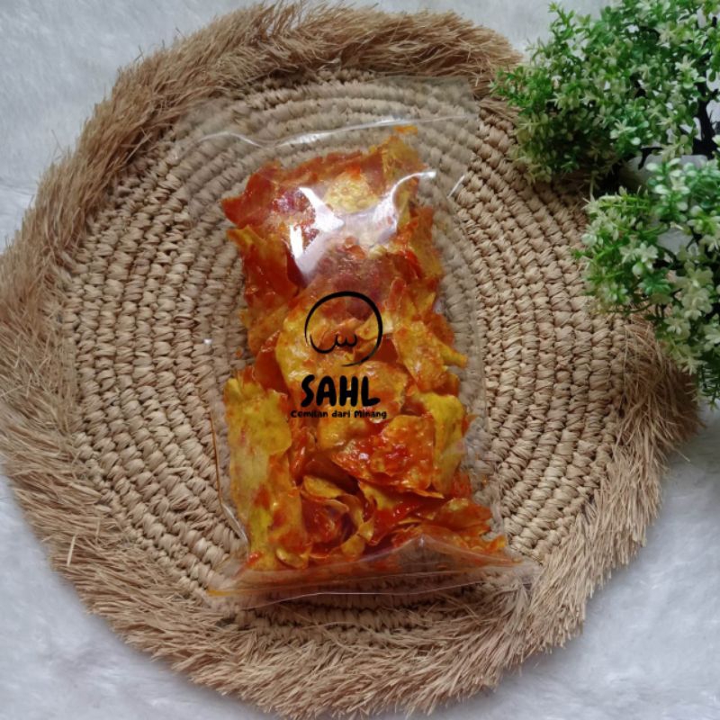 

Kerupuk Talas Balado Merah