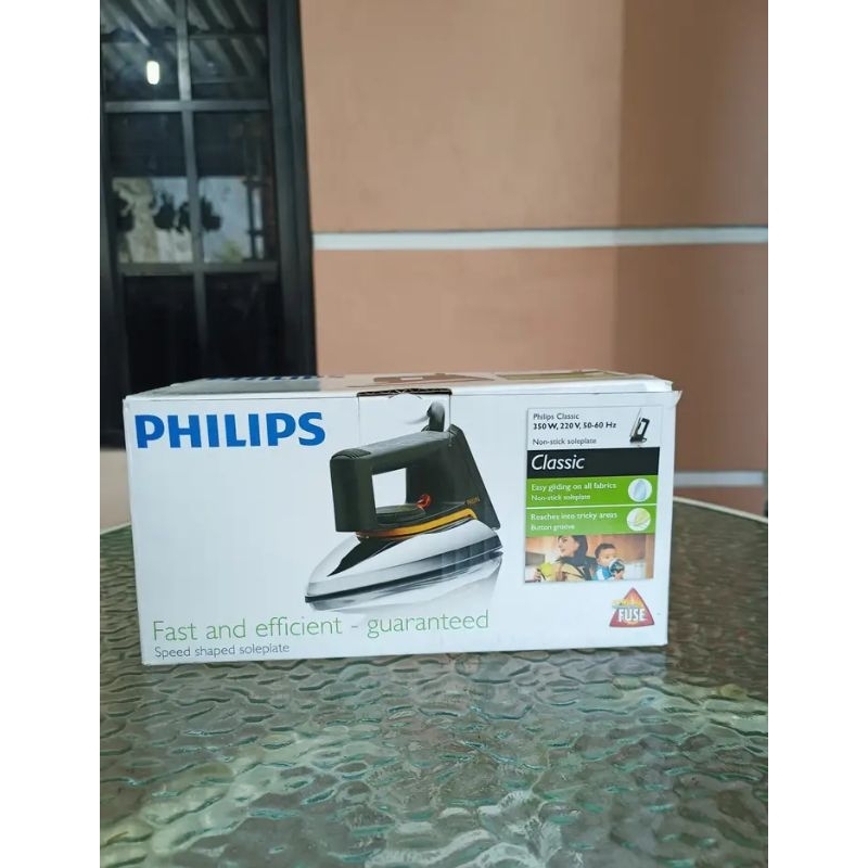 SETRIKA PHILIPS ELECTRIC DRY IRON CLASSIC HD 1172/PHILIPS HD1172