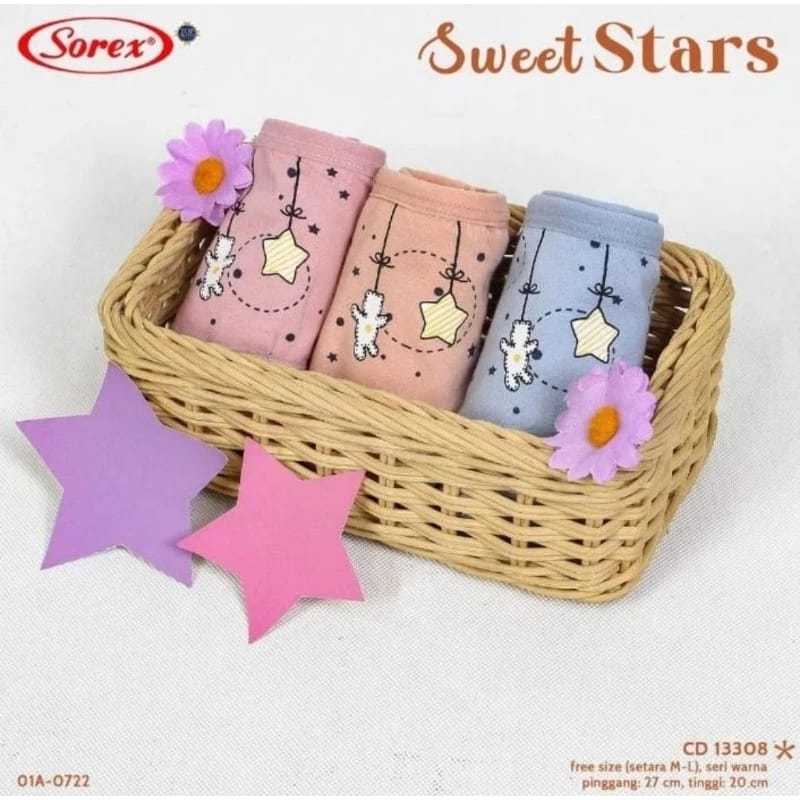 Celana Dalam Anak Remaja Motif Sorex / CD Anak ABG Perempuan / Celana Dalam Katun Cutting Midi