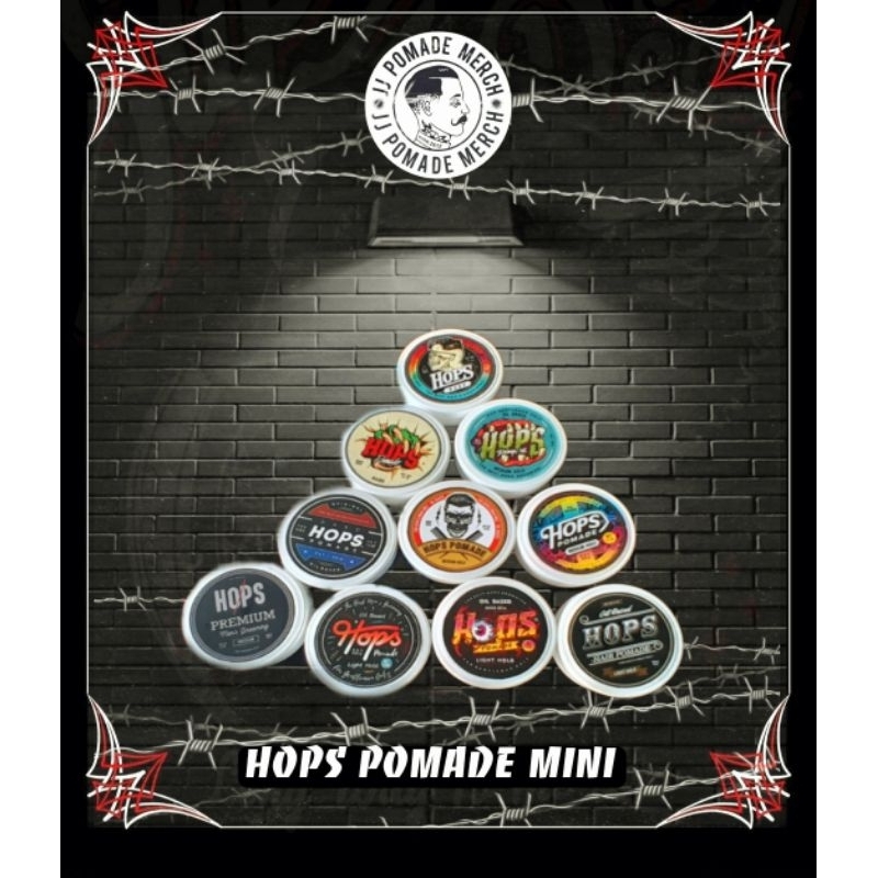 POMADE OIL BASED KEMASAN  MINI || HOPS POMADE