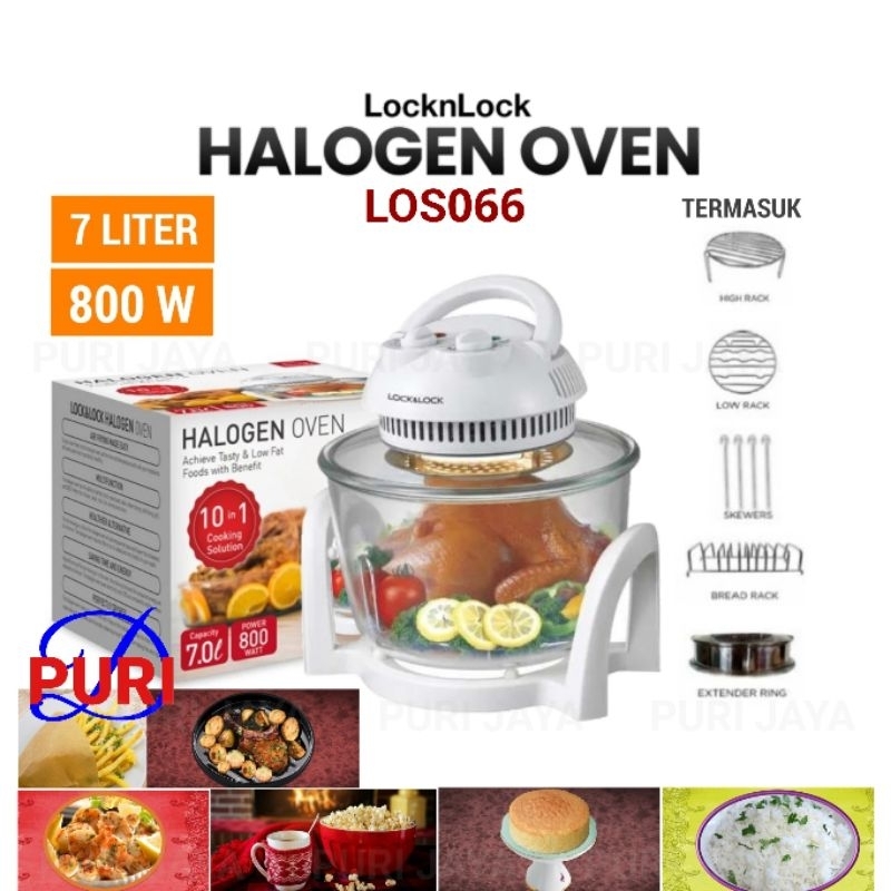 ( PROMO ) Halogen Oven Lock&Lock LOS066 7L 800W Air Fryer LocknLock Original Lock n Lock