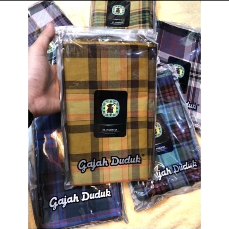 Kain Sarung Gajah Duduk Pria Katun Halus