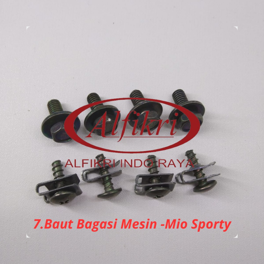 7-7 Bagasi Mio Sporty / Baut Bagasi Tutup Mesin Mio Sporty Mio Smile