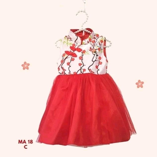 1-8Y / CHEONGSAM DRESS ANAK / DRESS IMLEK ANAK / BAJU IMLEK ANAK PEREMPUAN / DRESS IMLEK ANAK CEWEK 