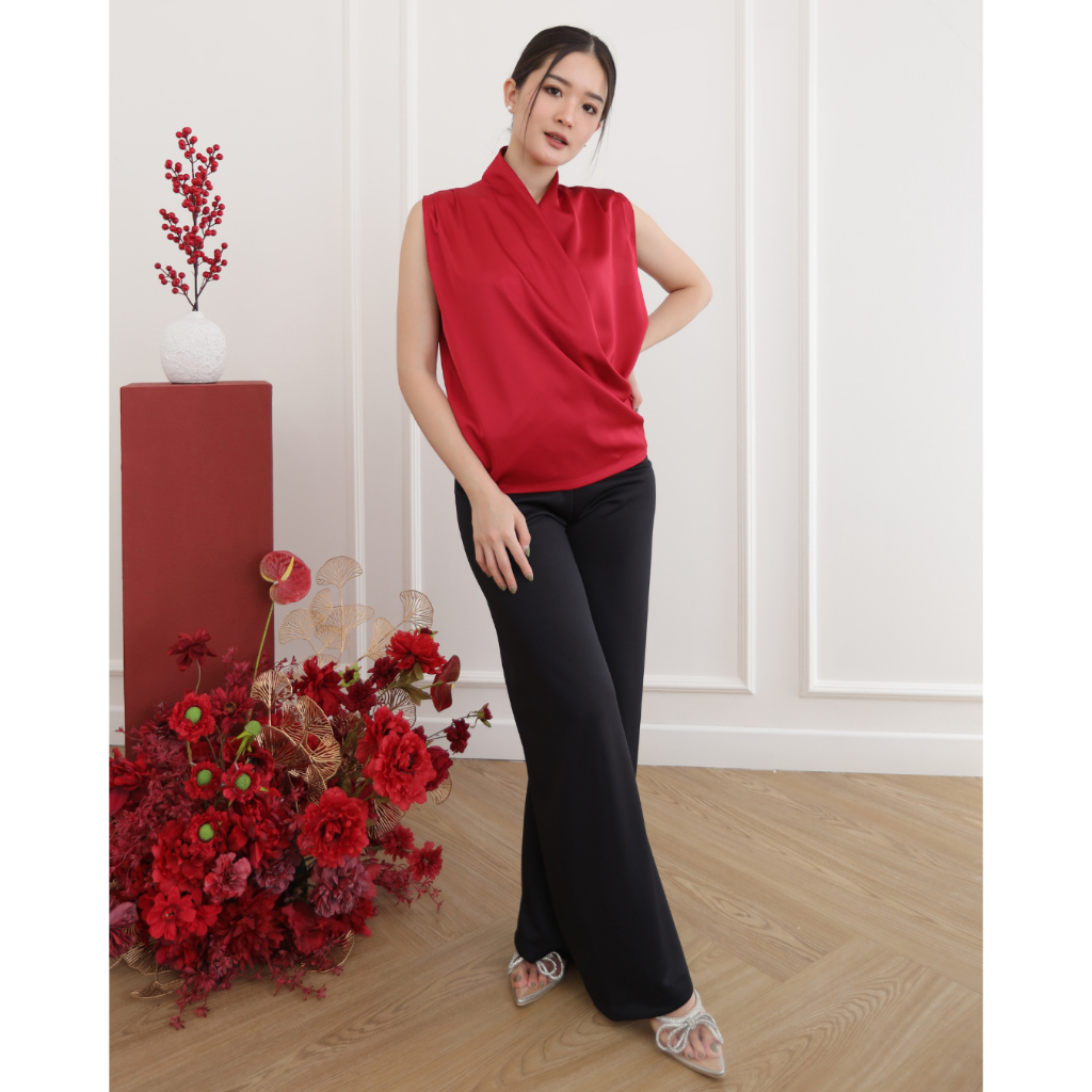 [ Canary ] Lanna Blouse/ Baju Wanita / Blouse Wanita