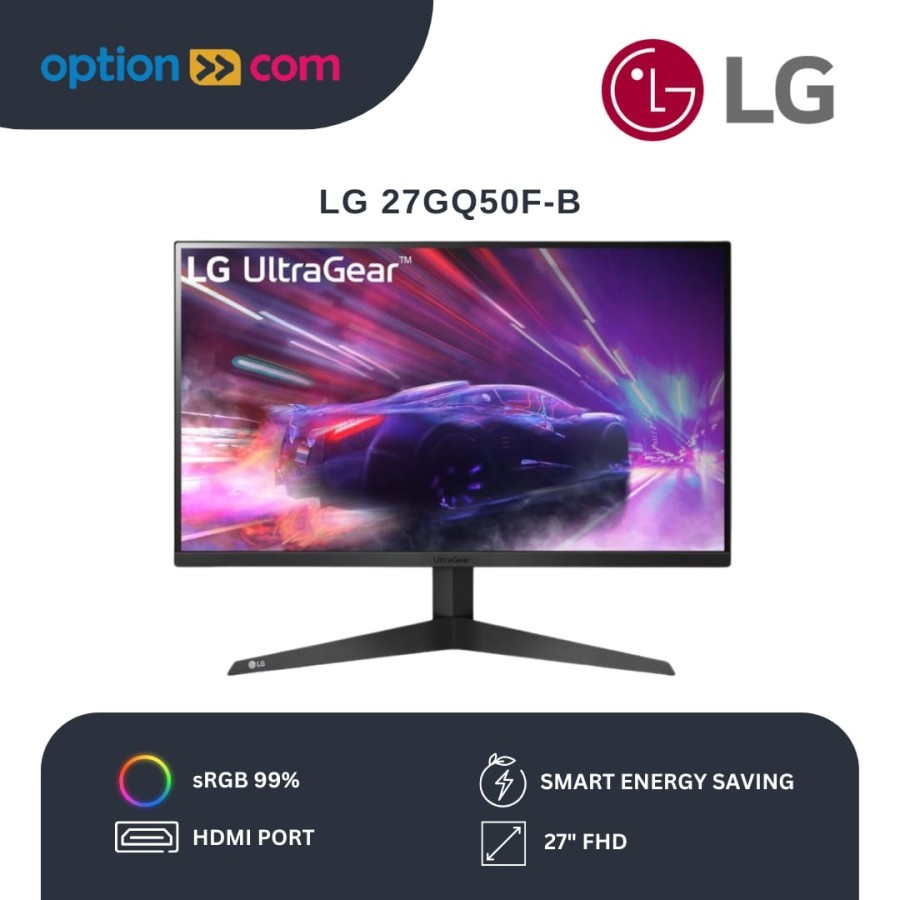 Monitor LG UltraGear LG 27GQ50F-B Ultragear 27 inch VA Gaming Monitor Komputer PC Original Garansi
