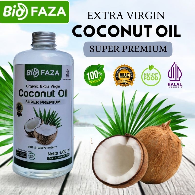 

BIOFAZA EXTRA VIRGIN COCONUT OIL | 500 ML | VCO MURNI | MINYAK KELAPA VCO