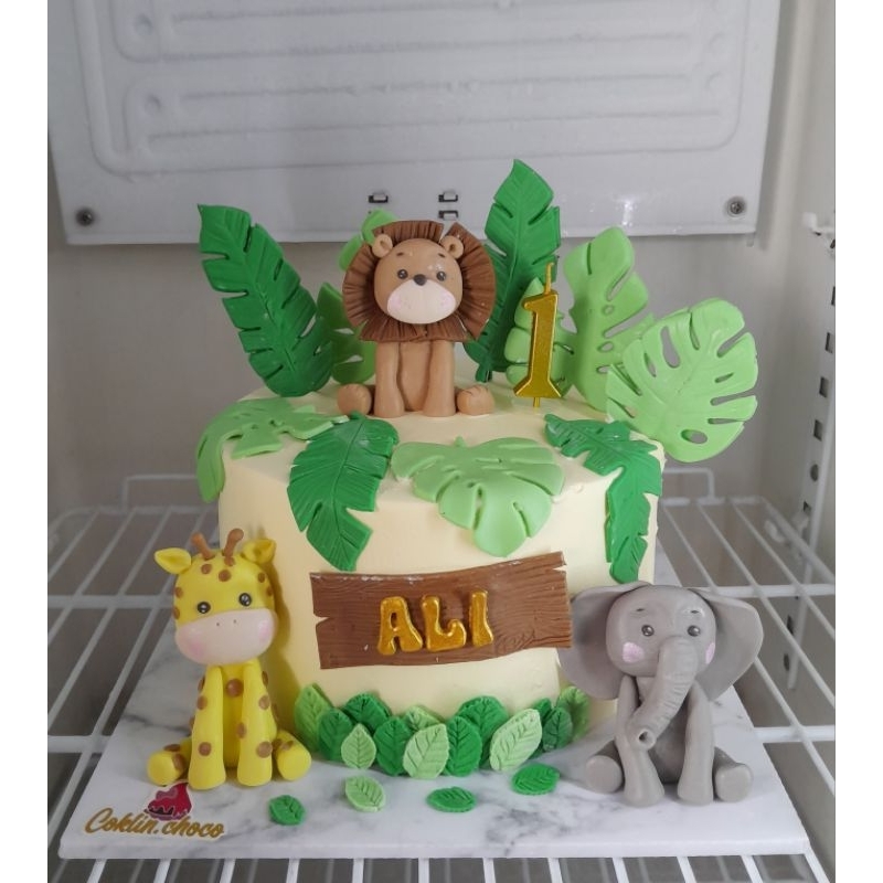 

KUE ULANG TAHUN ANIMAL ZOO / CAKE BIRTHDAY ZOO / ANIMAL CAKE / KUE ULTAH BINATANG / SAFARI CAKE BIRTHDAY