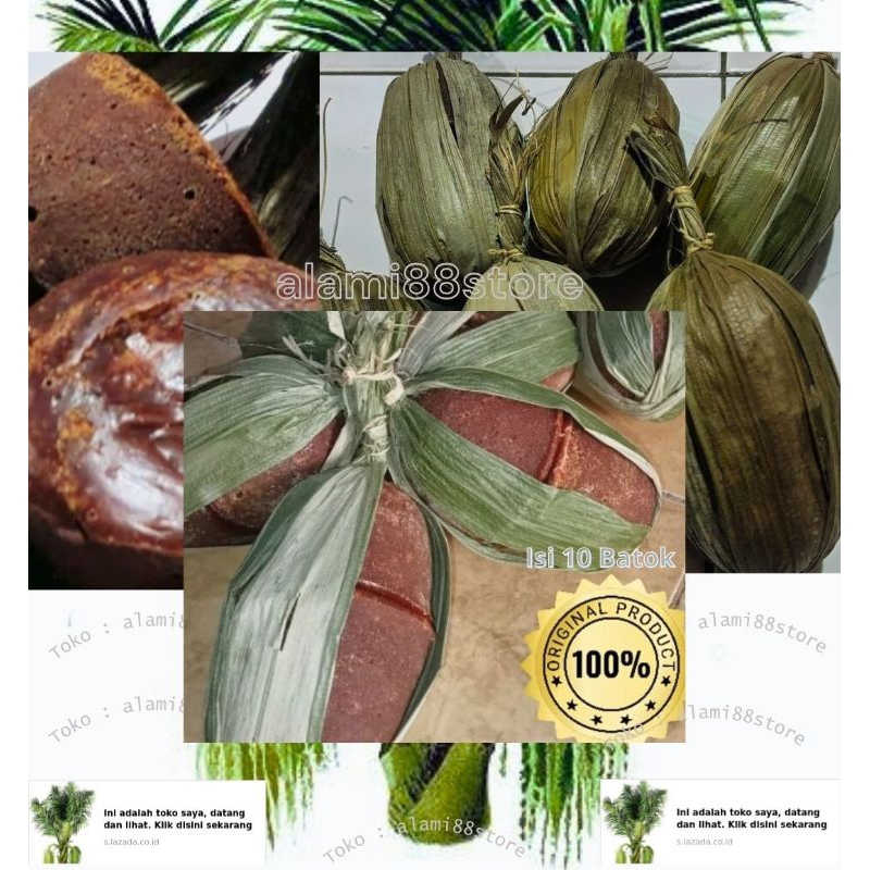 

GULA AREN ASLI/ PALM SUGAR (Isi 10 batok) kab.Lebak