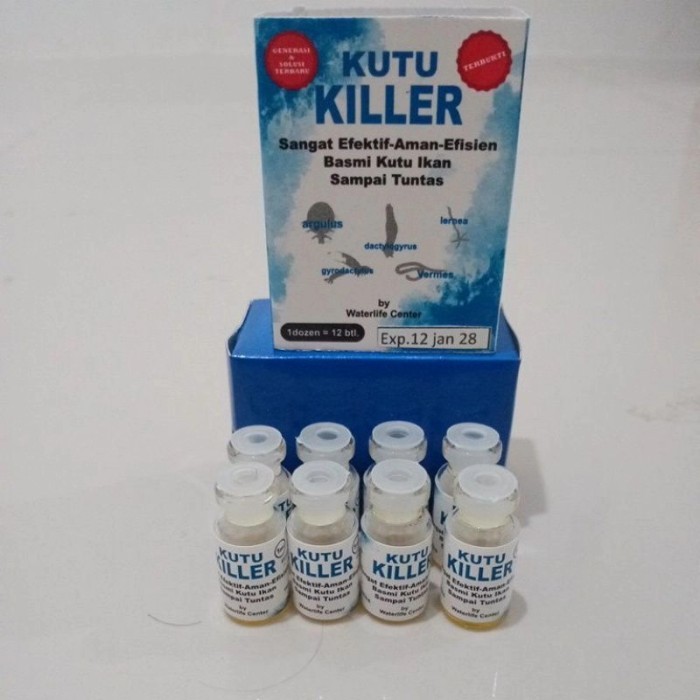 Kutu Killer Koi Arowana Obat Pemberantas Kutu Ikan Original