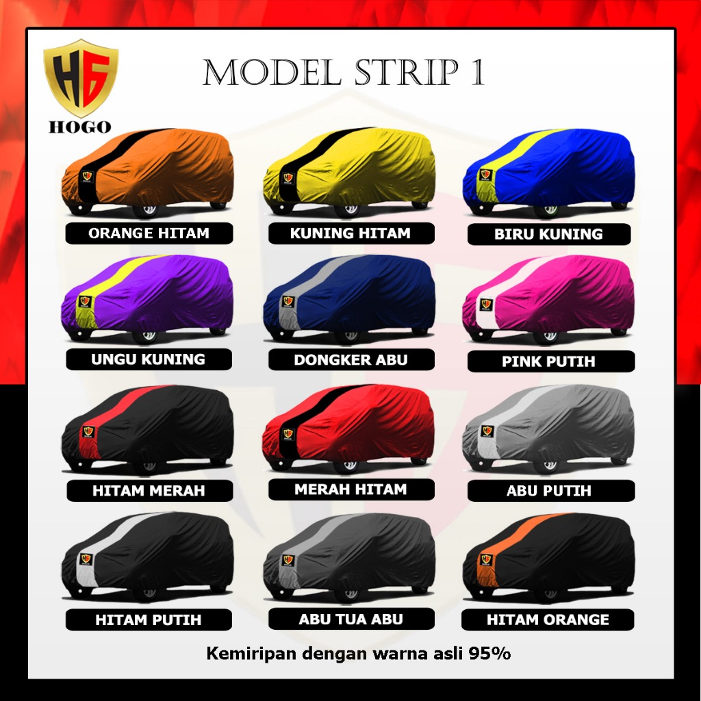 Hogo Body Cover Sarung Mobil Avanza Lama 2003, 2004, 2005, 2006, 2007, 2008, 2009, 2010 Selimut