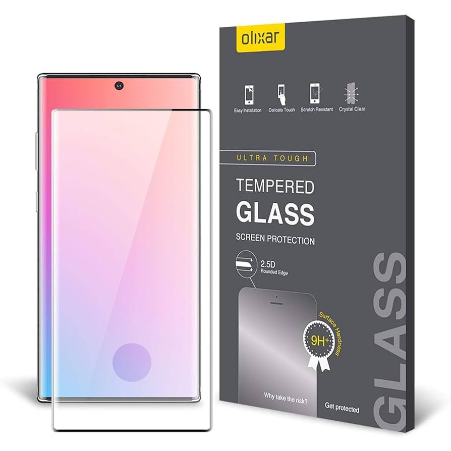 CURVED - UV Tempred Glass Screen Protector Samsung Note 10 Note10+ Note 20 Ultra  8 9 Tempered Kaca 