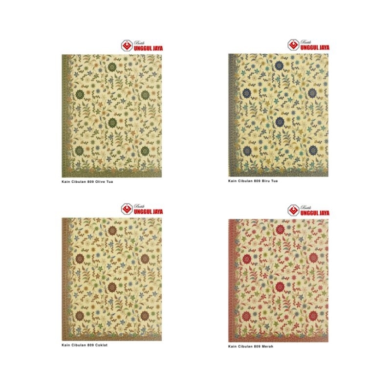 KAIN BATIK UNGGUL JAYA CIBULAN 809 // UNGGUL JAYA PRIMISIMA