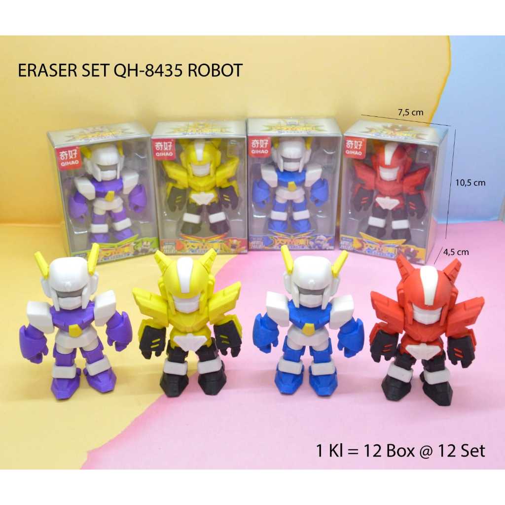 

penghapus qh 8435 robot qihao patlabor gundam robot rakit 7.5 x 10.5 cm