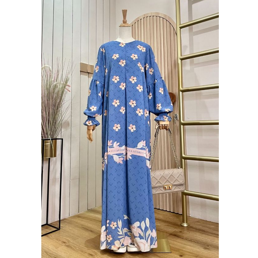 Dress Gamis  VANYA Printingan By Zeeaudrey