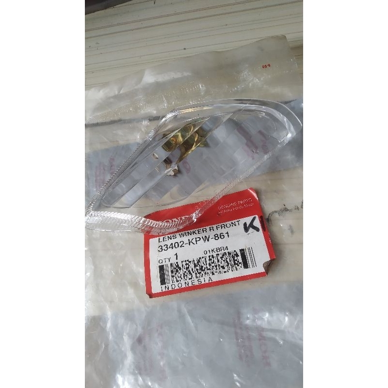 Mika kaca lampu sen sein depan kanan Honda Kirana Original