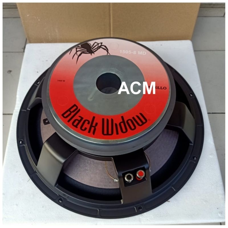 SPEAKER COMPONENT APOLLO BLACK WIDOW 15 INCH VC 3 INCH MID BASS