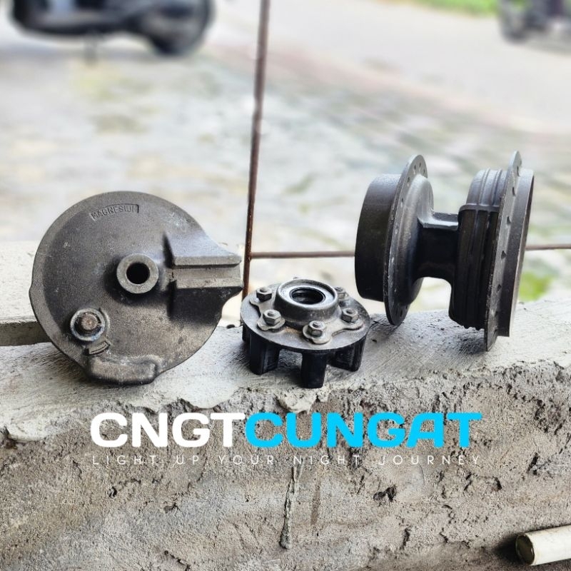 Tromol Belakang DT250 Magnesium Mekrok Not TS Duster TS Honco CRF CR Original Copotan