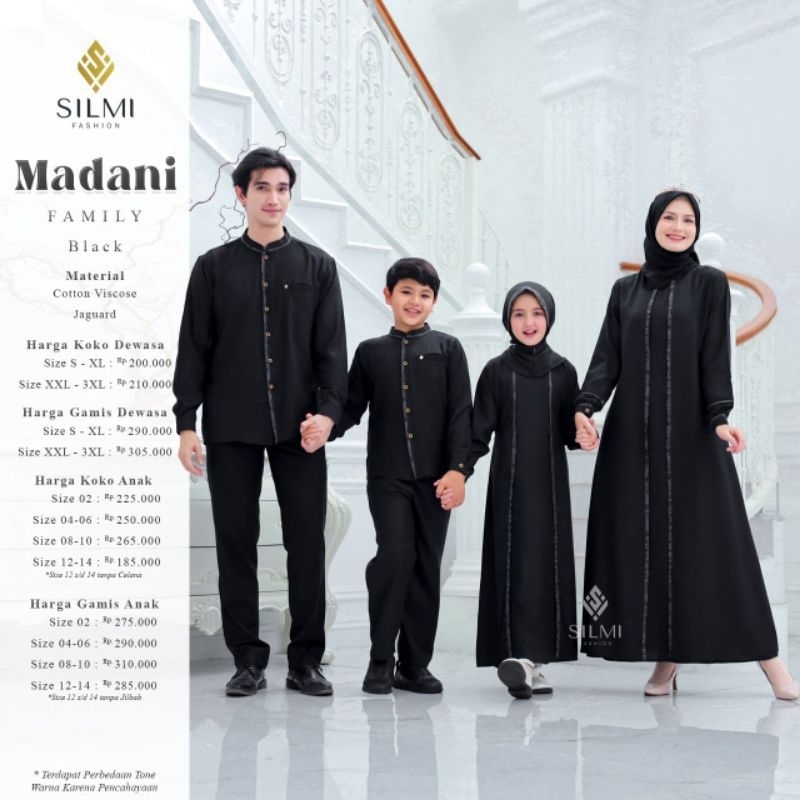 Silmi Sarimbit 2024 Madani Family Black.