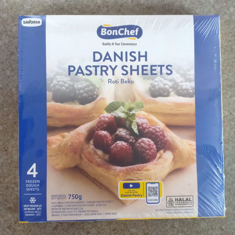 

BonChef Danish Pastry Sheets 750 gram