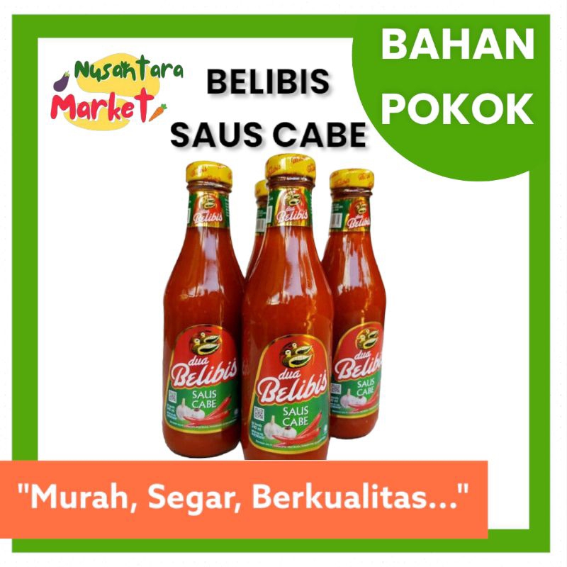 

BELIBIS SAUS CABE | 340ML | NUSANTARA MARKET | SAOS PREMIUM SAMBAL