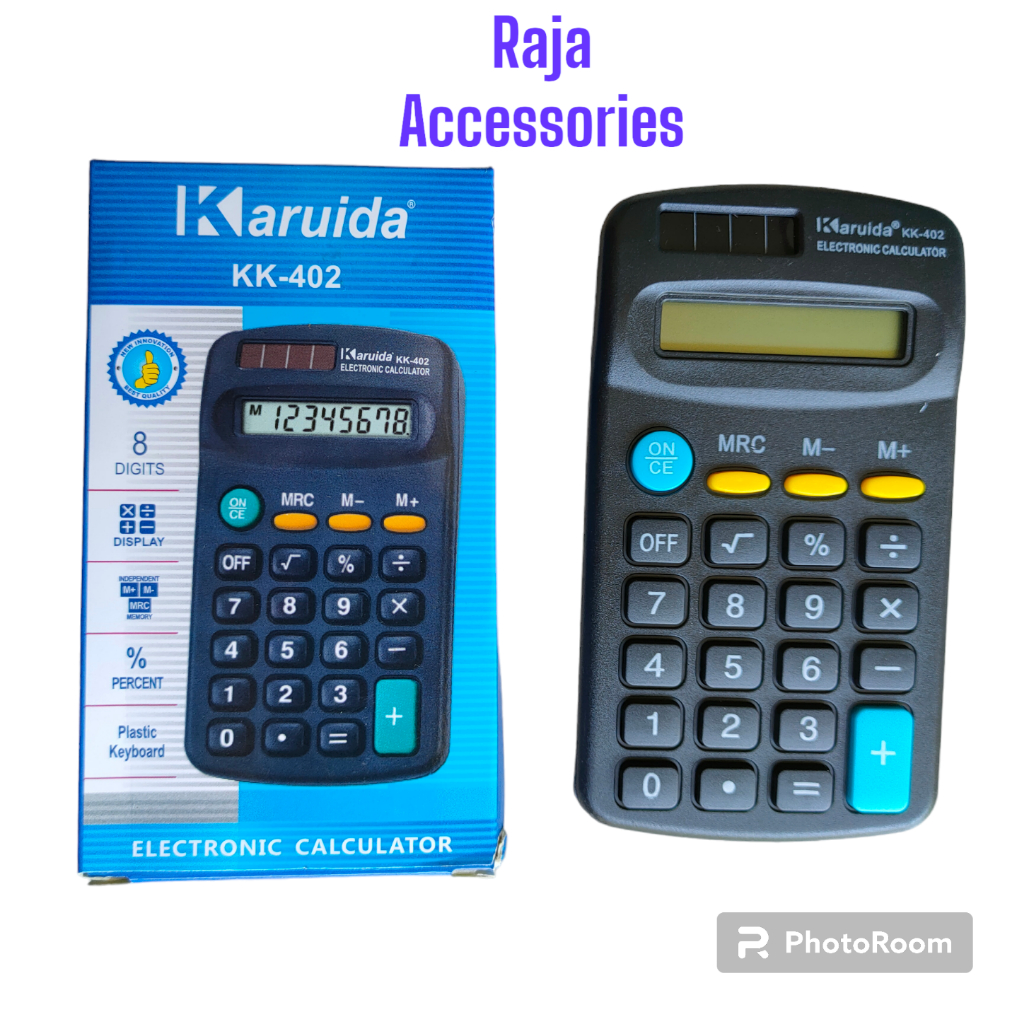 

KALKULATOR SAKU KARUIDA KK-402 8 DIGIT
