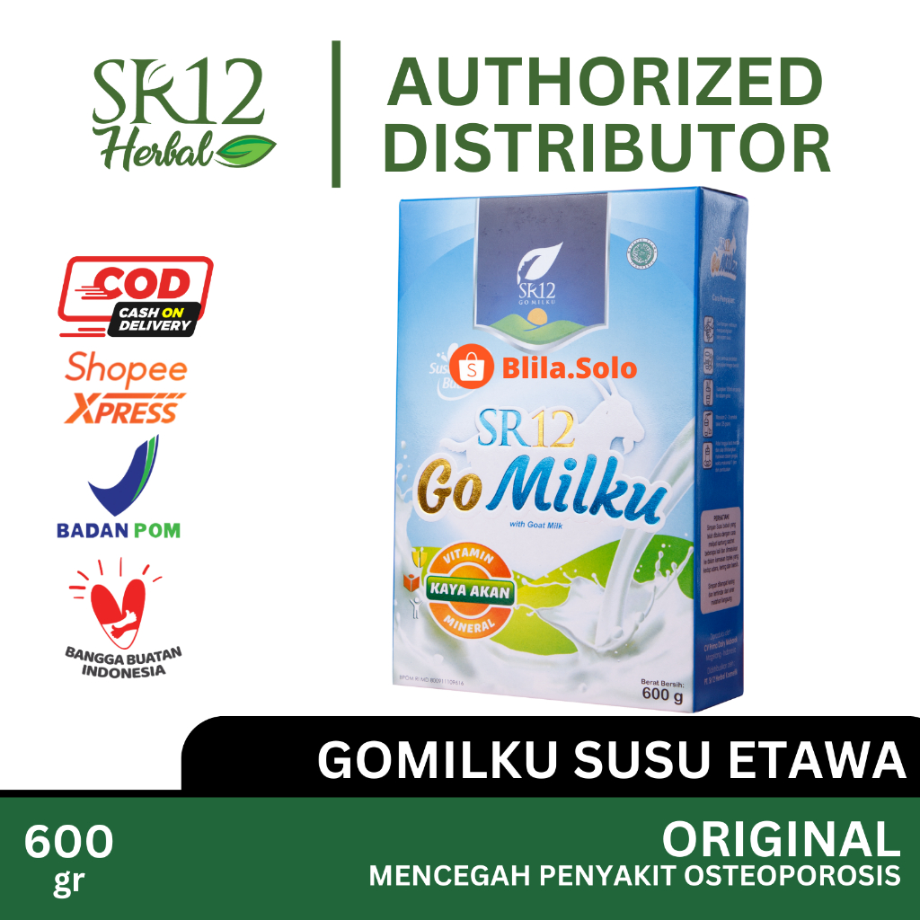 

Gomilku Original 600gr SR12 Go Milku Vanilla Susu Bubuk Kambing Etawa Premium Organik BPOM