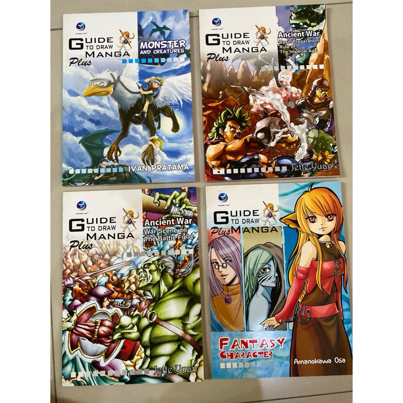 guide to draw manga plus penerbit andi ivan pratama jette yuan amanokawa osa monster and creatures a
