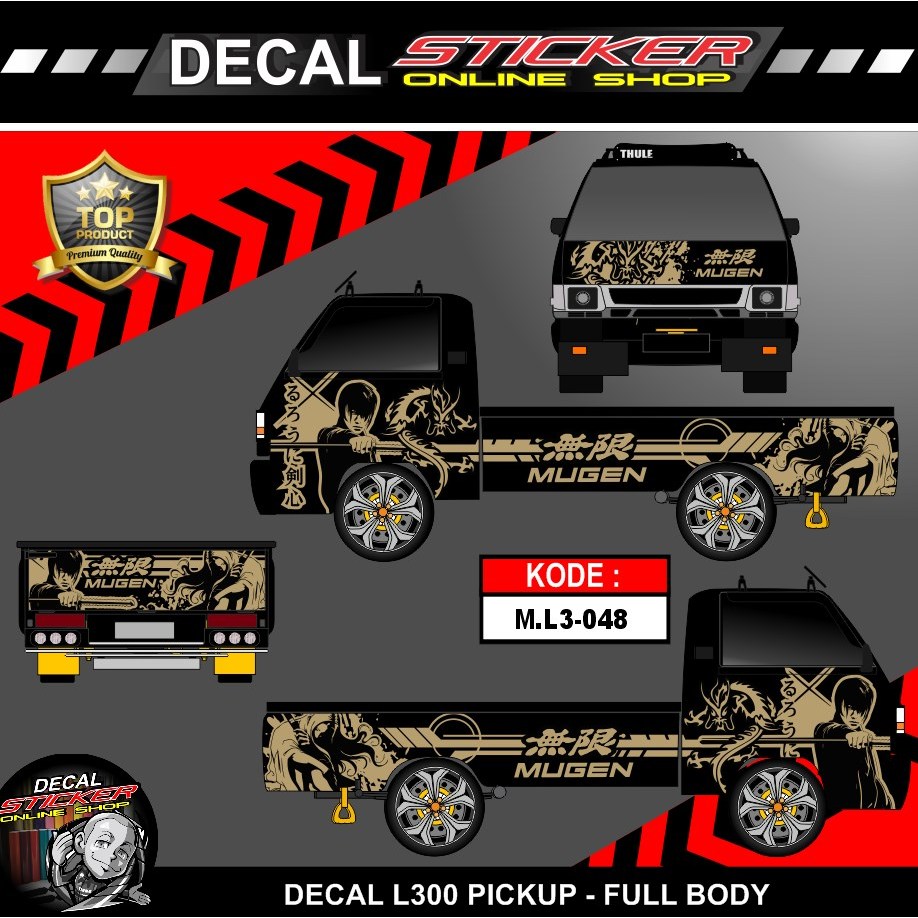 stiker mobil pick up l 300 full body mobil l300 terbaru