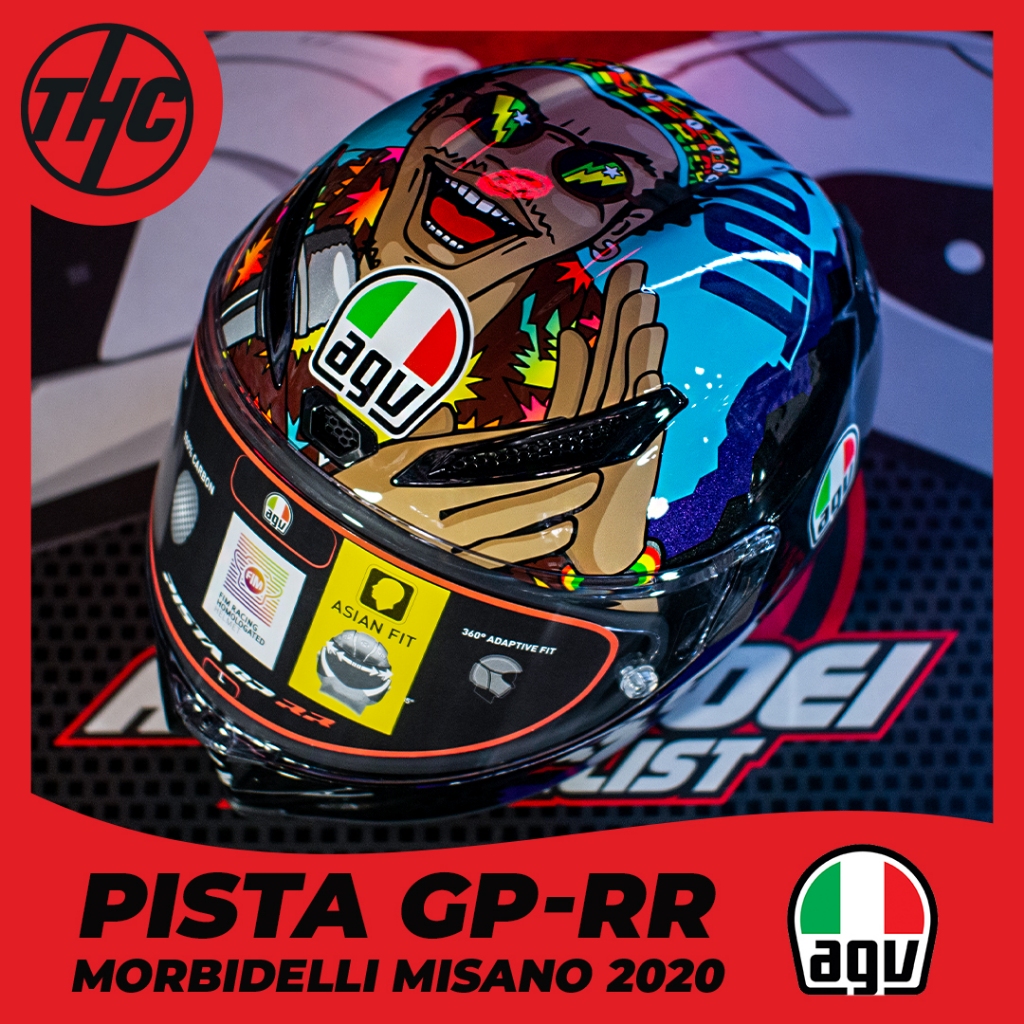 AGV PISTA GPRR MORBIDELLI MISANO 2020 FULL FACE HELMET HELM ORIGINAL