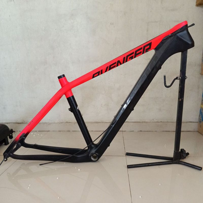 frame rangka sepeda mtb 27.5 pacific avenger 5.0 bahan carbon