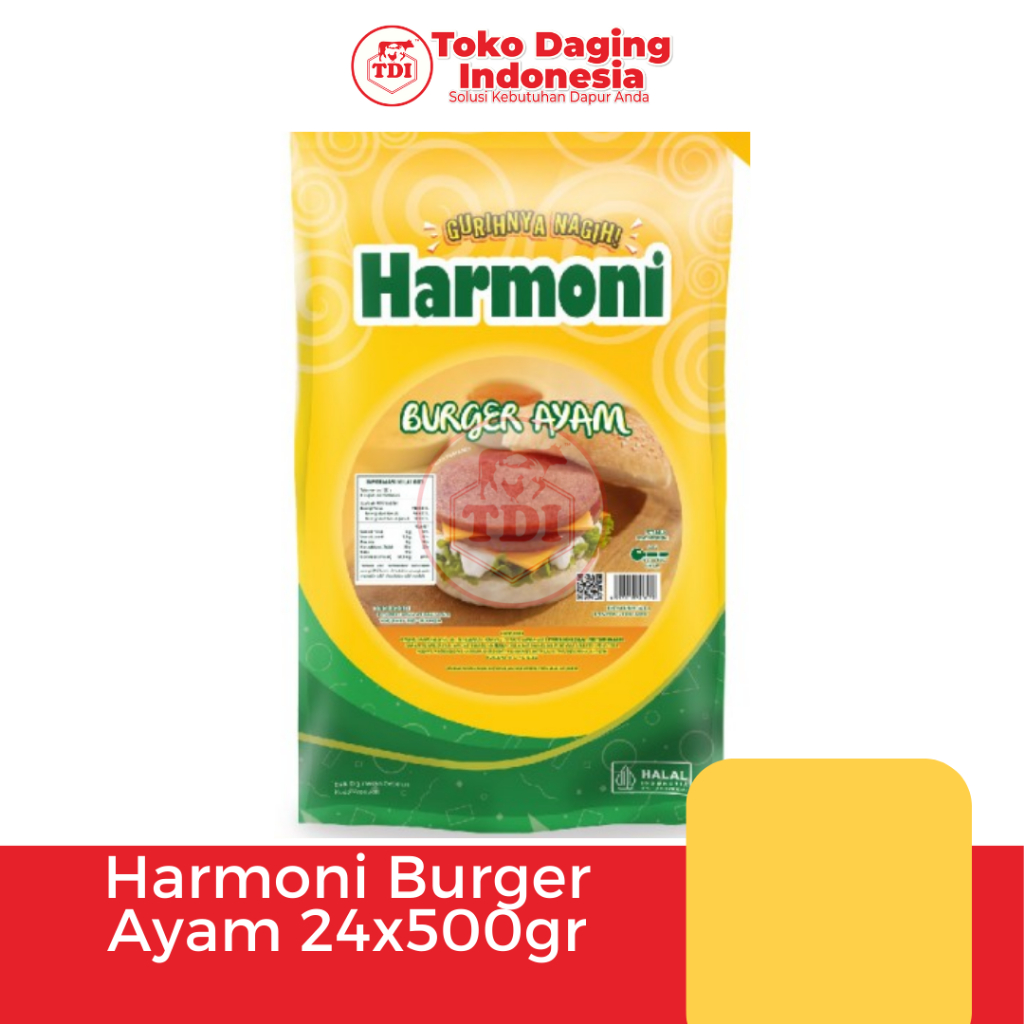 

Harmoni Burger Ayam 24x500gr