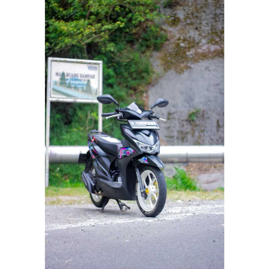 Jual STRIPING TRANSPARAN BEAT 2020-2023 RAINBOW Stiker Transparan Beat 2020-2023