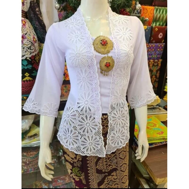 WKB || Kebaya jadi bordir motif matahari || kebaya bordir murah || kebaya jadi modern || kebaya jadi