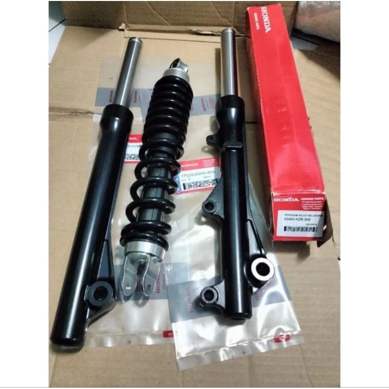 ShockBreaker Belakang+As Shock+Tabung Depan Honda Vario 125 Fi Old Vario 150 (KWN KZR) Kualitas Hond