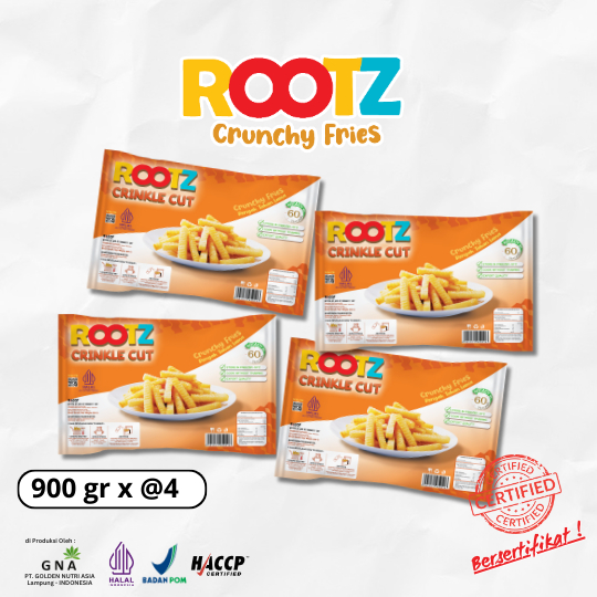 

ROOTZ CRINKLE CUT - 4PACK