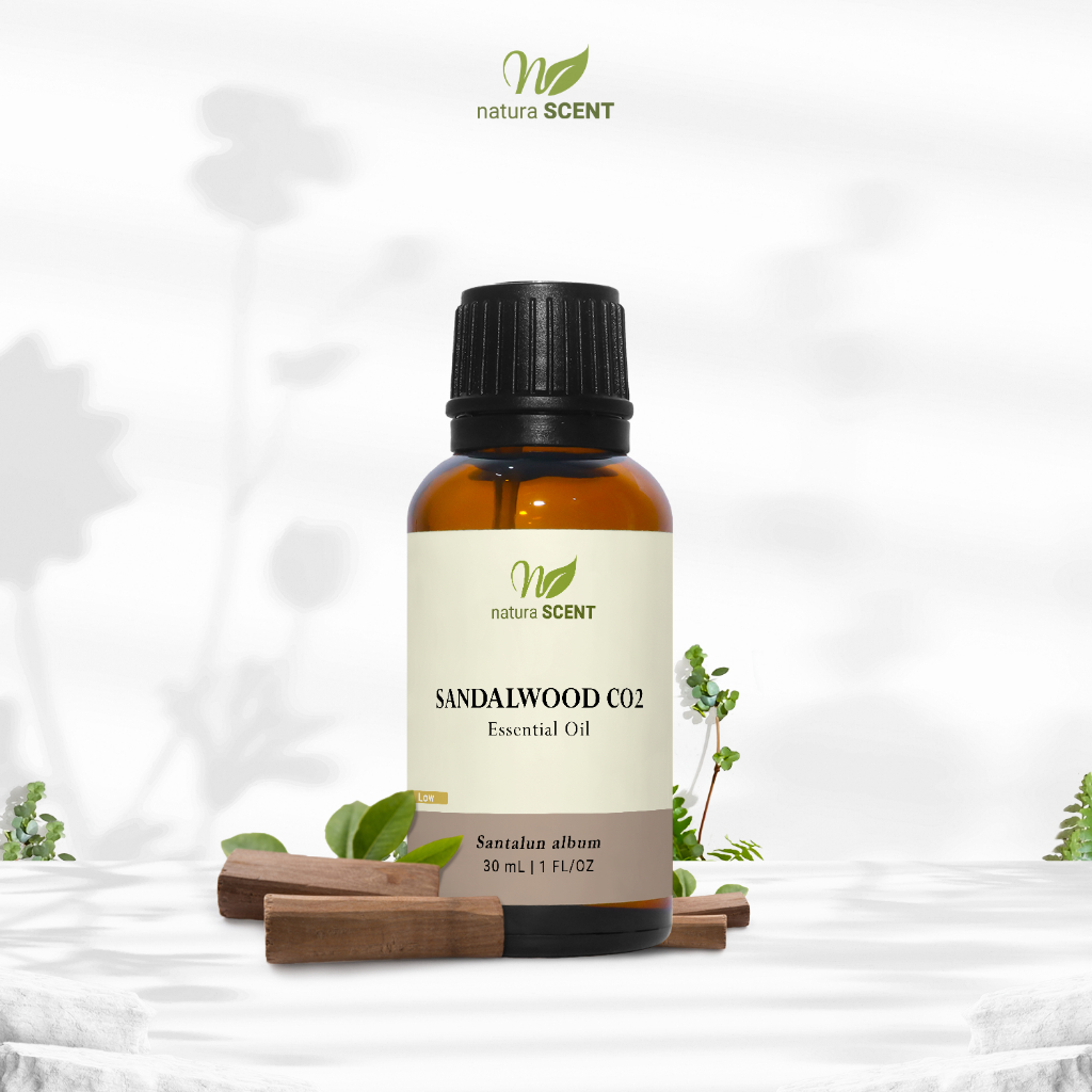 Natura Scent Sandalwood CO2 / Sandalwood Oil Steam Distilled / Minyak Sandalwood