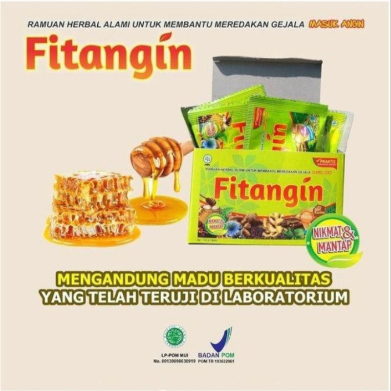 

NABAWI HERBAL - Fitangin Minuman Herbal Mencegah Gejala Masuk Angin Perkotak Isi 12Sachet Obat Herbal