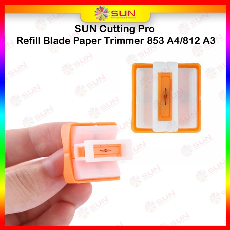 

Refill Blade Pisau Alat Potong Kertas Paper Cutter Trimmer / Cutter Sliding / Topi Circle Cutter Sticker Bulat / Lingkaran / Bundar