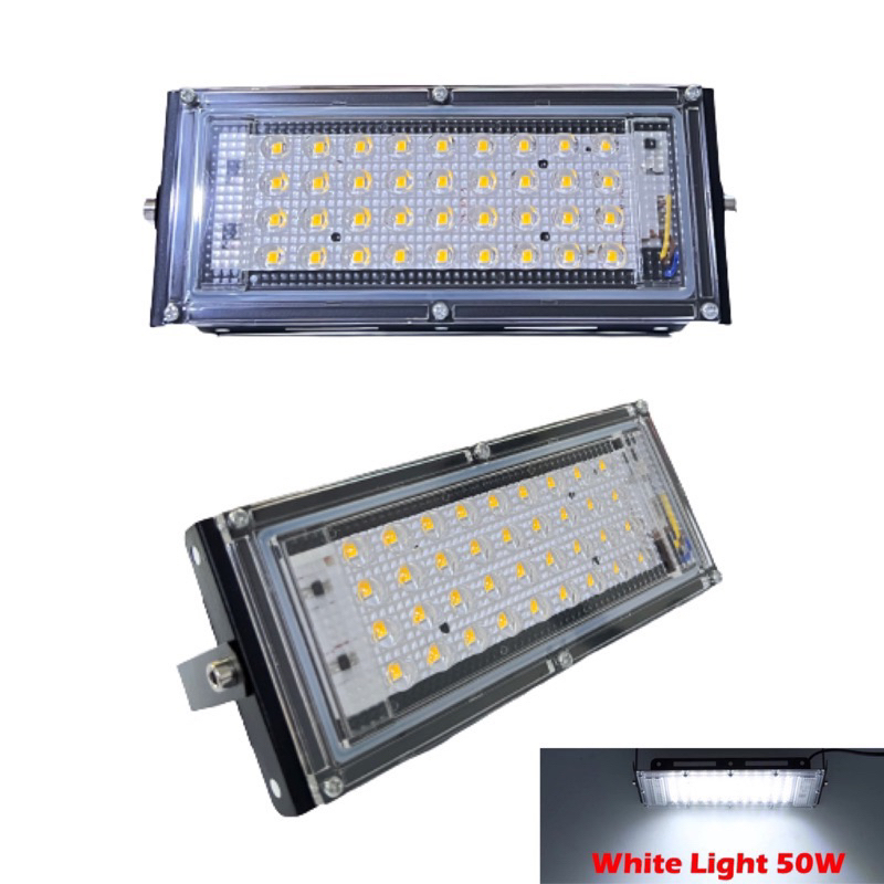 LAMPU LED SOROT 50W 50WATT FLOODLIGHT TEMBAK TAMAN 50 WATT OUTDOOR TIPIS TERANG
