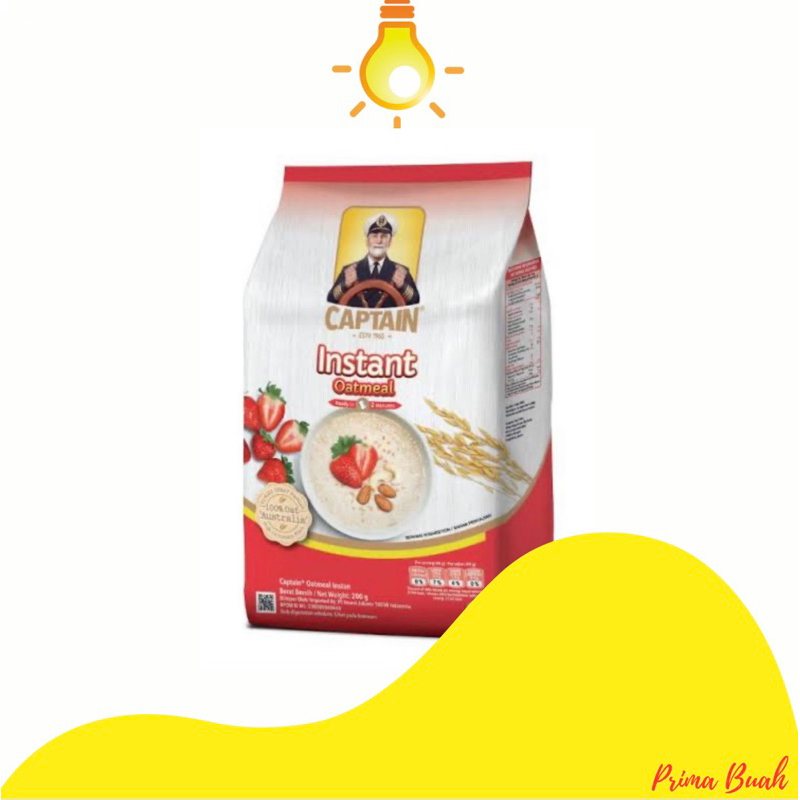 

CAPTAIN instant oatmeal 200gr
