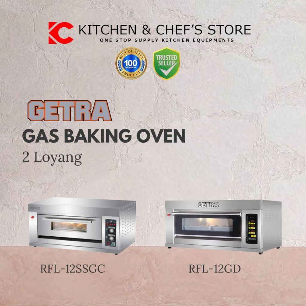 GAS BAKING OVEN GETRA 2 loyang