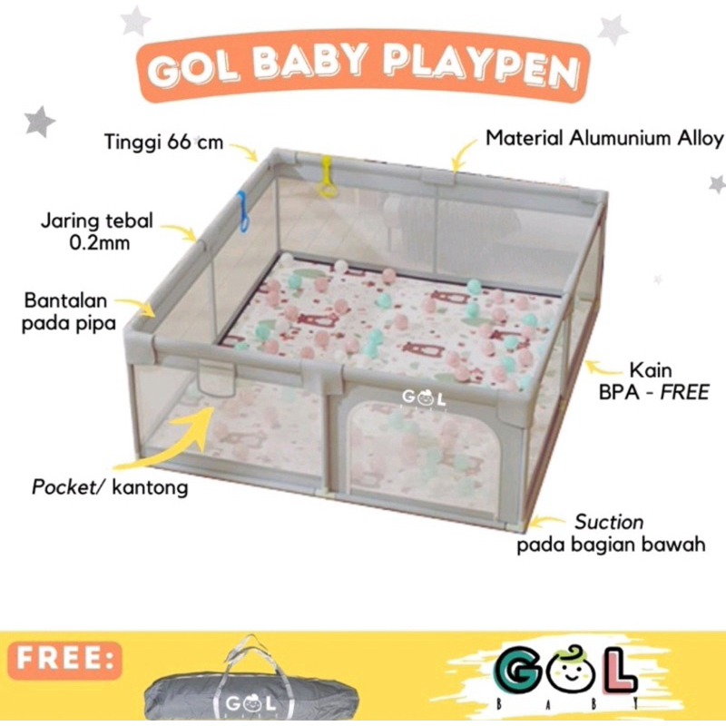 GOL baby playpen