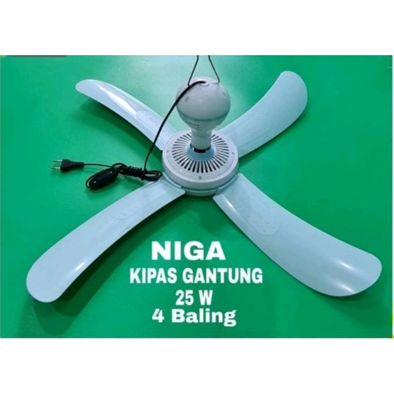 Mini Fan Niga 25watt- 4Baling