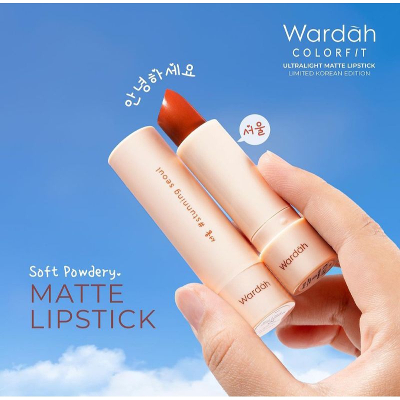 Wardah Colorfit Ultralight Matte Lipstik | Limited Korean Edition