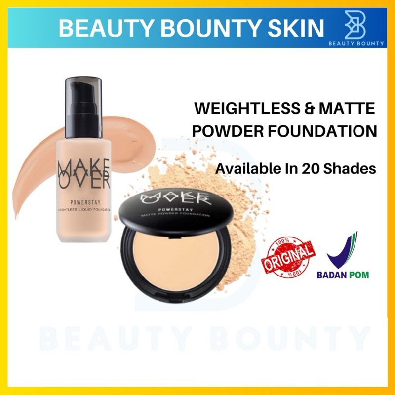 Make Over Powerstay Weightless Liquid Foundation | Make Over Powerstay Matte Powder Foundation | MAK